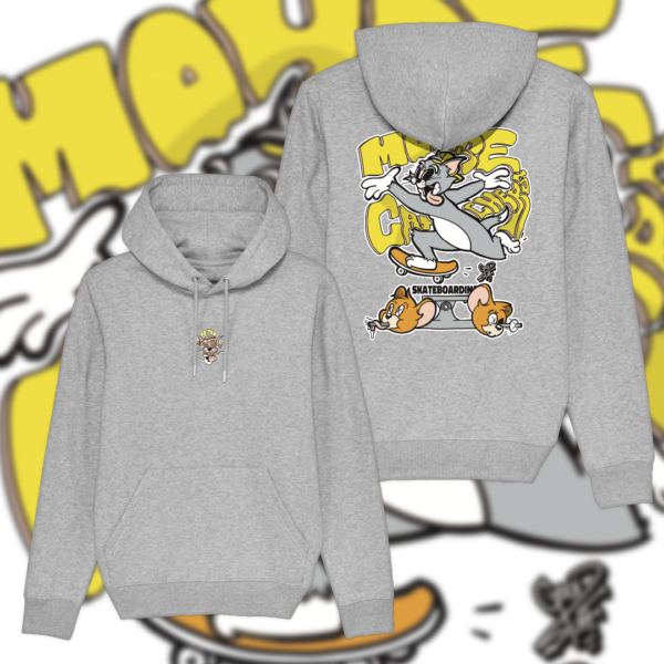 Tom and Jerry skateboard cartoon hoodie